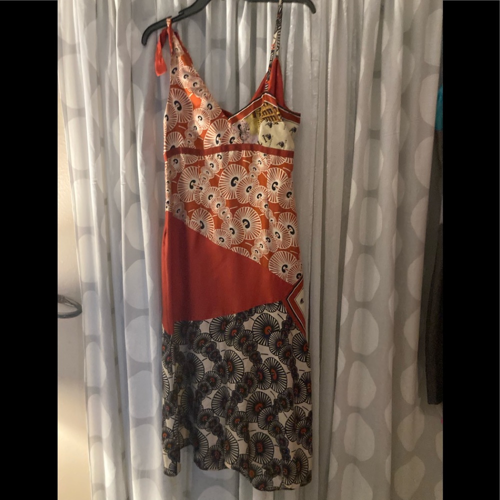 Very beautiful silk dress.